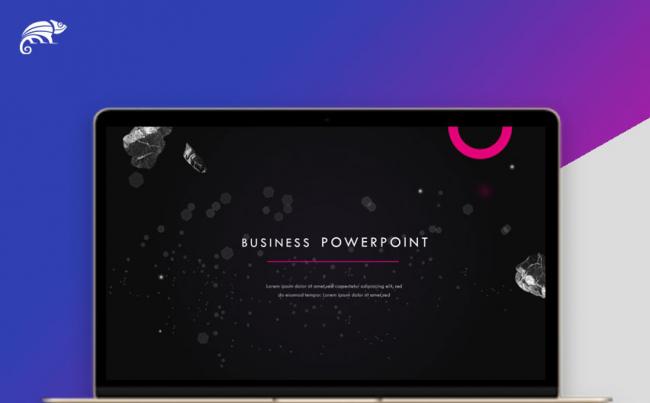 【科技】黑色简约科技通用信息模板缩略图