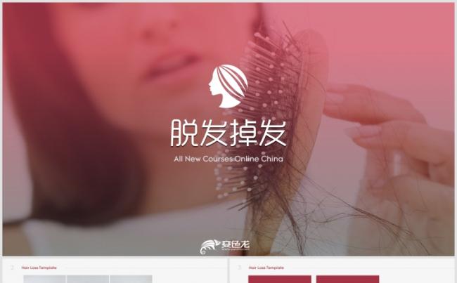 【狂人作品】2018脱发掉发医学研究治疗健康PPT模版缩略图