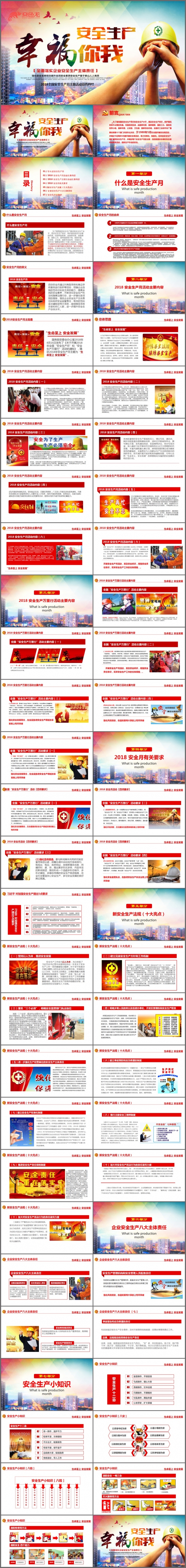 2018安全生产月宣传教育ppt