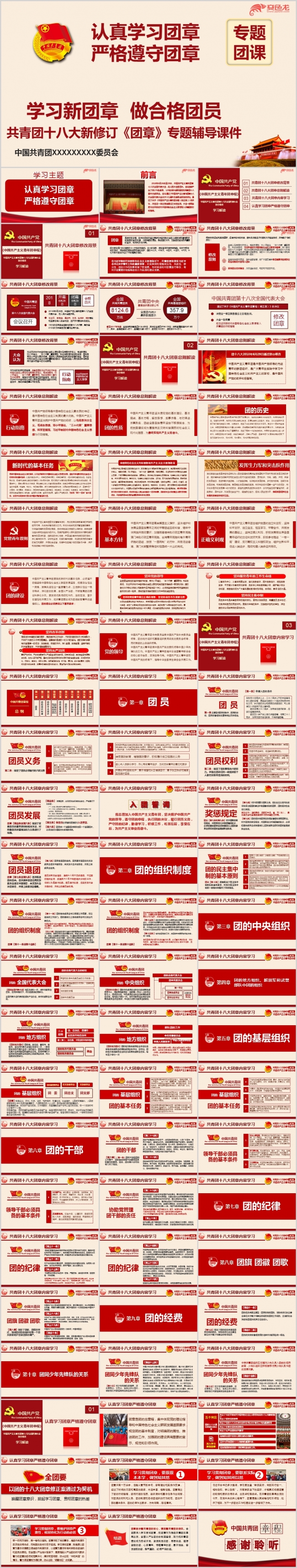 共青团十八大新团章宣贯学习培训专题团课PPT课件