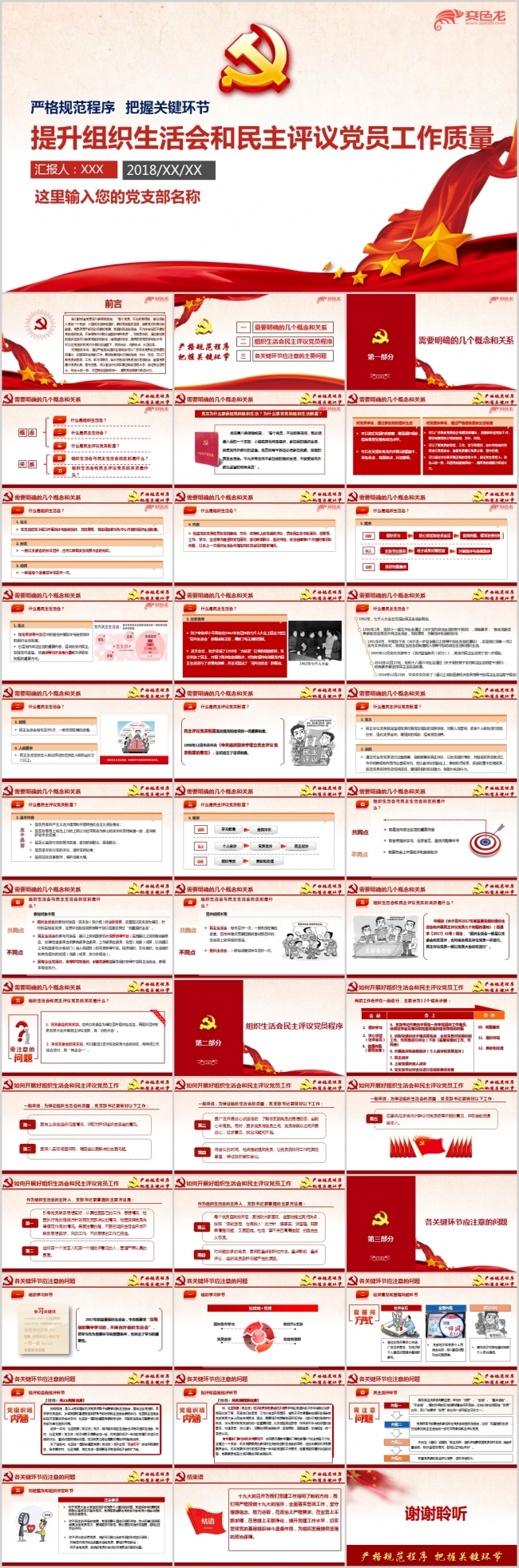 如何提高基层党的组织生活质量学习培训专题党课ppt课件