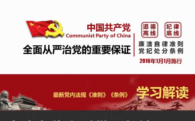 党纪处分条例准则学习解读PPT缩略图