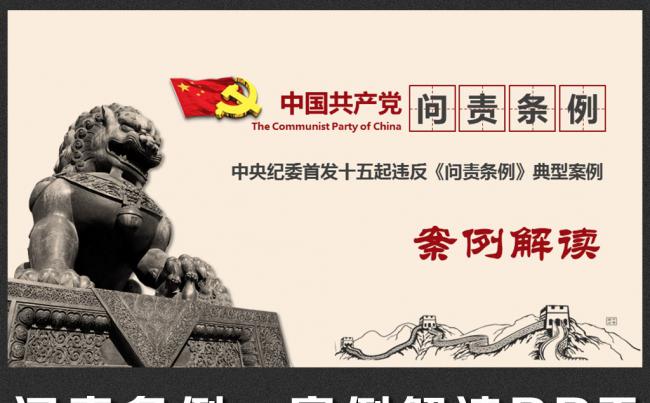案例解读中国共产党问责条例PPT缩略图
