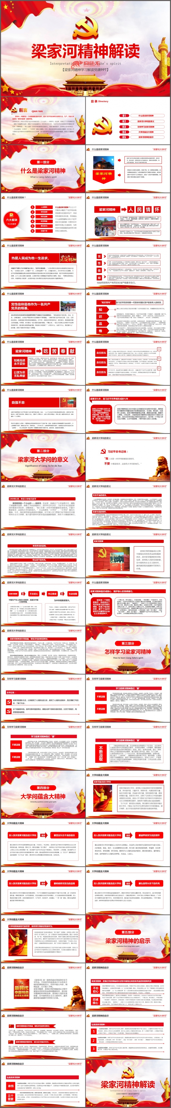 学习梁家河精神不忘初心知青岁月党课培训PPT模板