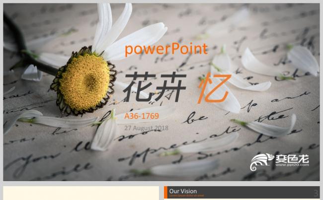 花卉花店时尚商业计划书ppt模板缩略图