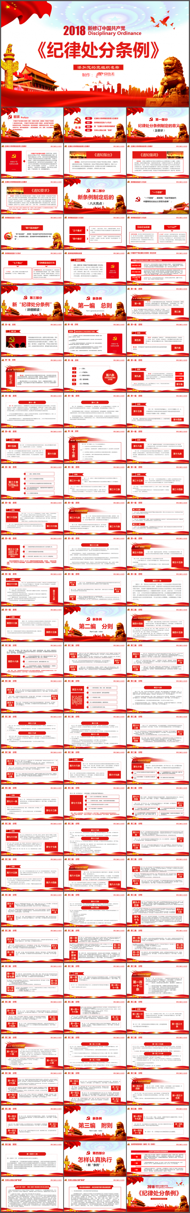 学习中国共产党党纪纪律处分条例ppt