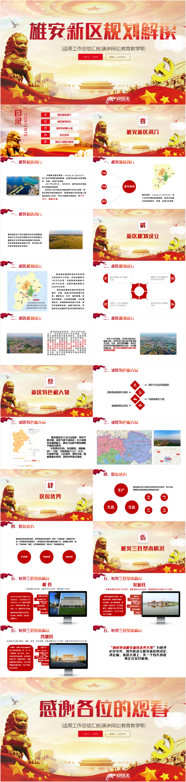 学习解读雄安新区规划纲要PPT