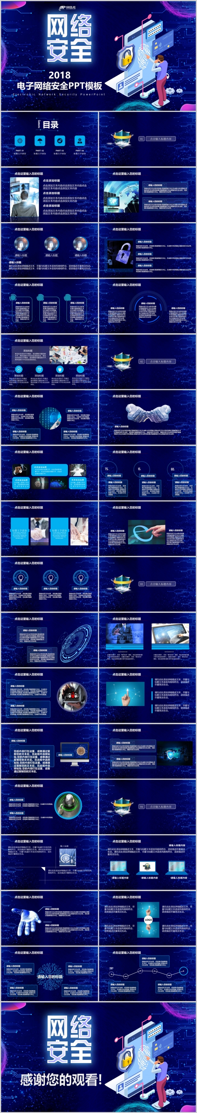 2018年国家网络安全宣传周网络安全ppt