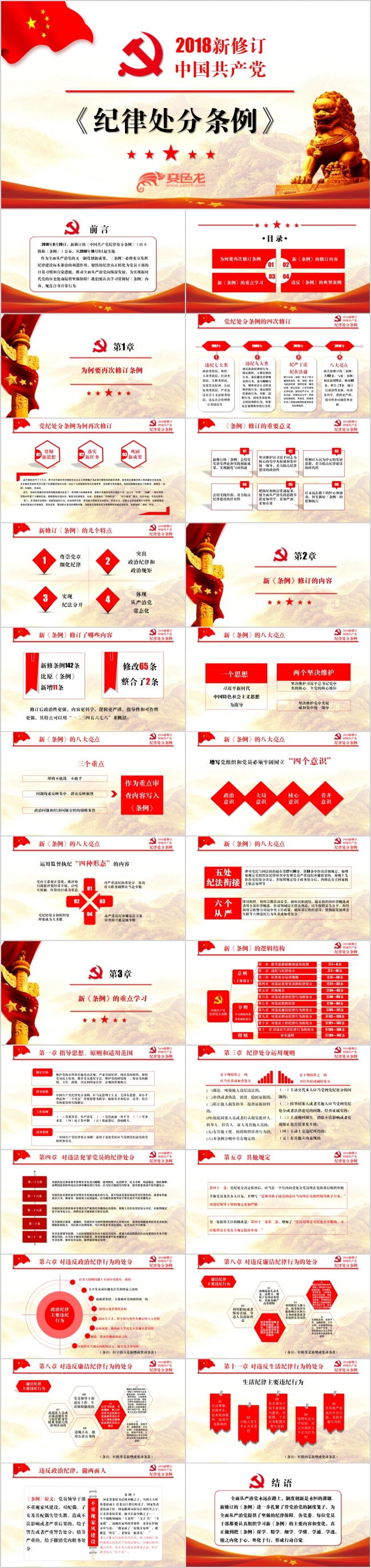 2018新版中国共产党纪律处分条例党课学习