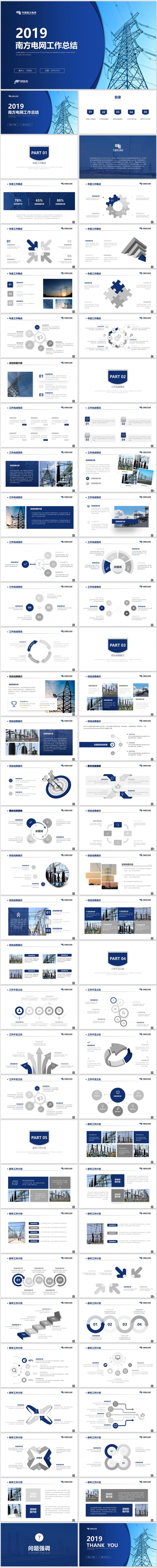 【dai】中国南方电网工作总结汇报2019新年计划