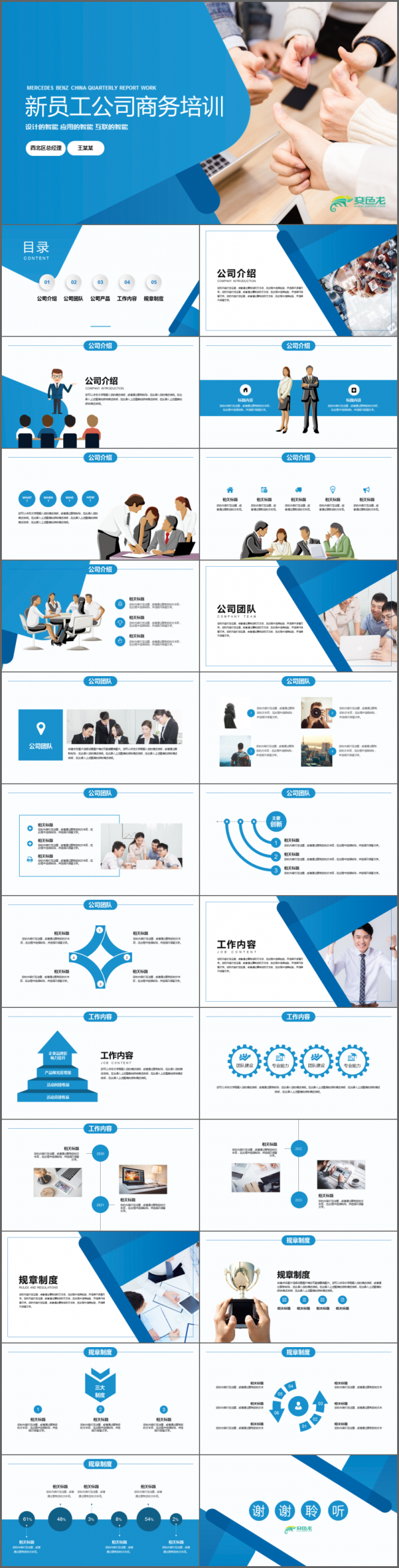新员工入职&技术&规章制度培训PPT