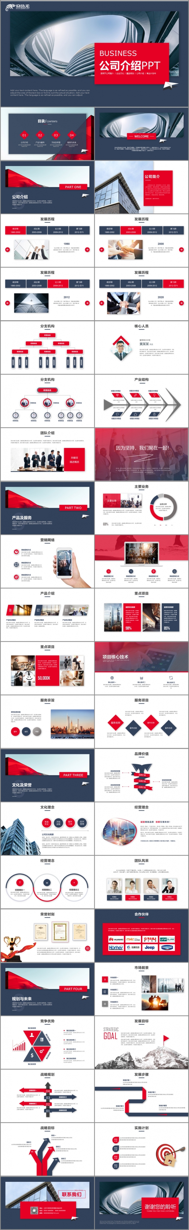 2019简约大气公司简介企业介绍品牌宣传PPT模板