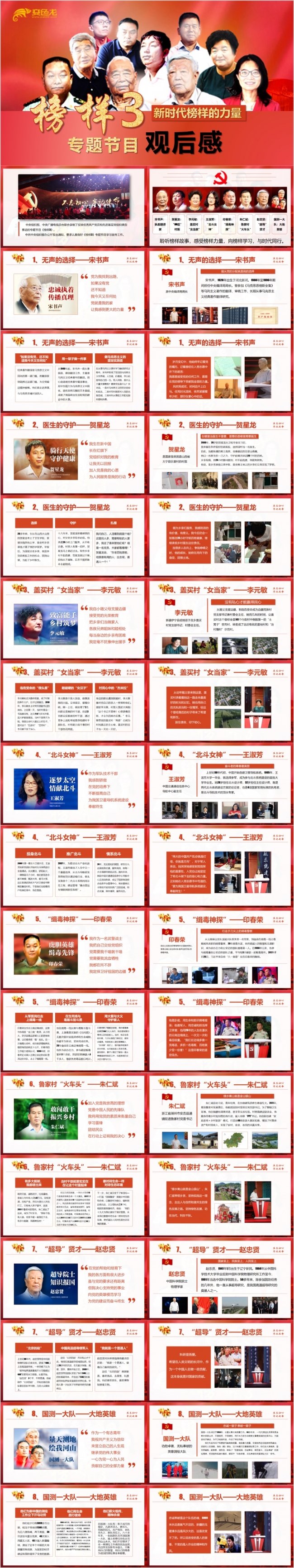 向榜样学习榜样3观后感心得体会