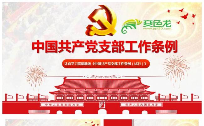学习贯彻新版中国共产党支部工作条例试行80页全面解读缩略图