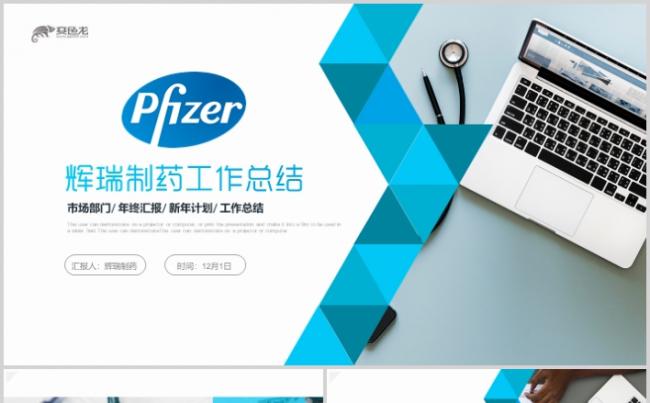 辉瑞制药2019通用工作总结报告PPT公司简介缩略图