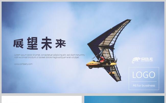 展望未来翱翔公司工作总结ppt模板缩略图
