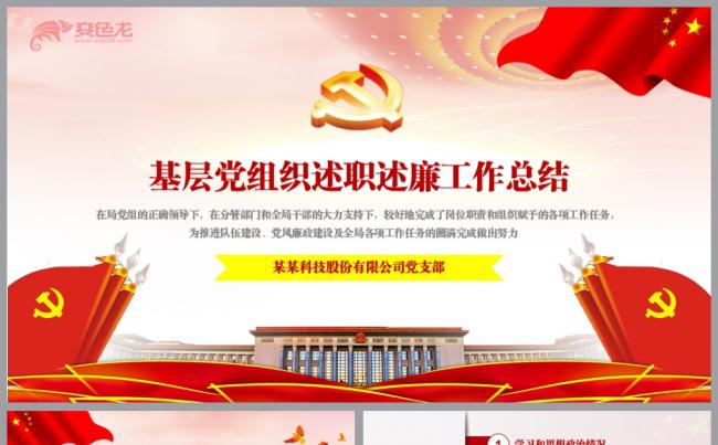 基层党建述职报告述职述廉述党建工作汇报缩略图