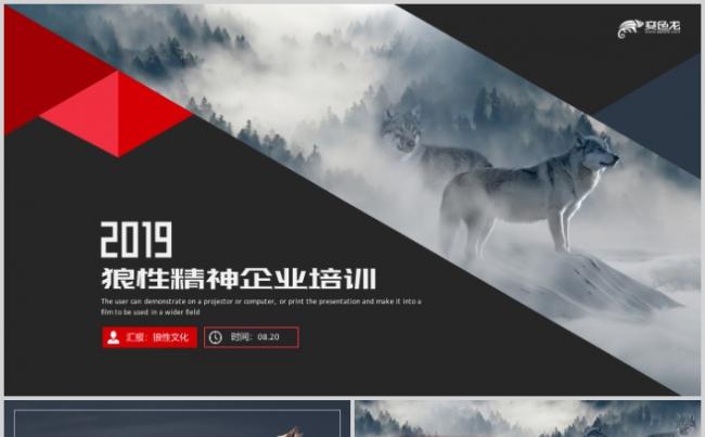 狼性文化狼道精神员工培训团队建设团队精神企业培训ppt缩略图