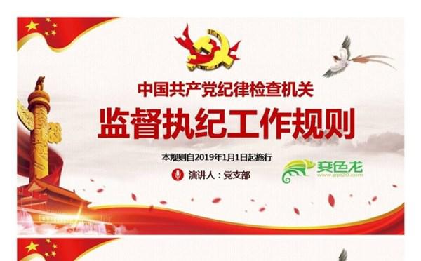 中国共产党纪律检查机关监督执纪工作规则全文全面解读缩略图
