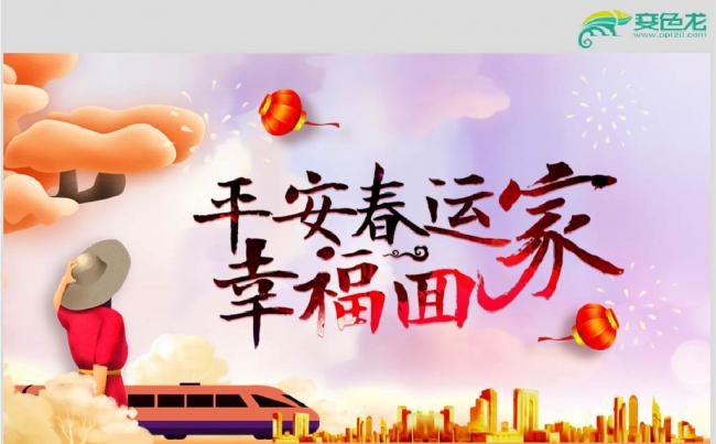 平安春运工作报告回家过年PPT模板缩略图
