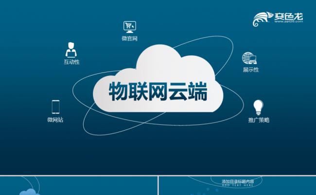 物联网云计算PPT模板缩略图