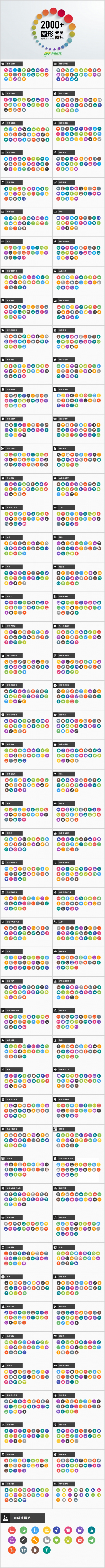 【狂人作品】2019全行业海量圆形专用矢量图标