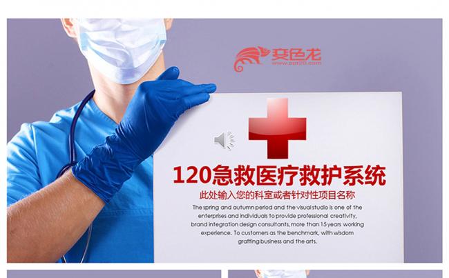 医院医疗救护卫生系统工作总结汇报PPT模板缩略图