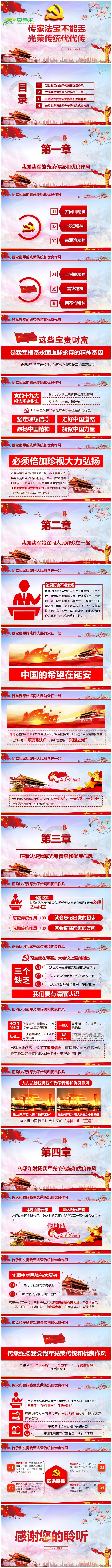党的光荣传统和优良作风课件学习解读PPT模板