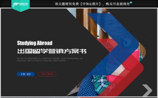 高端大气出国留学营销方案书世界旅游教育PPT模板缩略图
