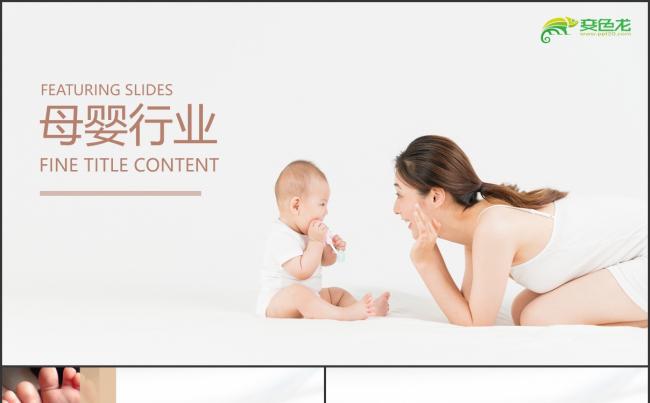 简约温馨母婴行业工作总结汇报PPT模板缩略图