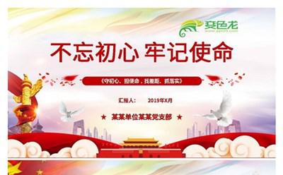 守初心担使命不忘初心牢记使命主题党课学习课件PPT模板缩略图