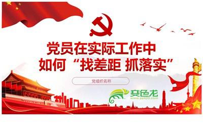 党员在实际工作中如何找差距抓落实课件PPT模板缩略图