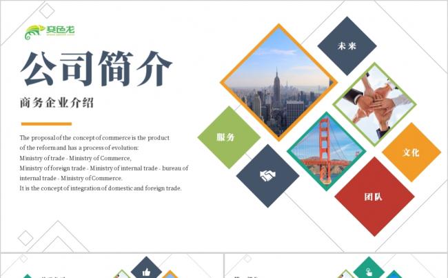 简约大气公司简介企业宣传商业计划书PPT模板缩略图