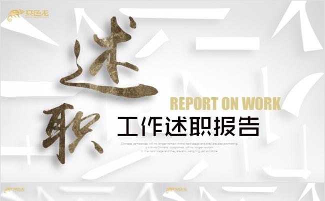 黑白水墨中国风年度工作总结述职报告方案PPT模板缩略图