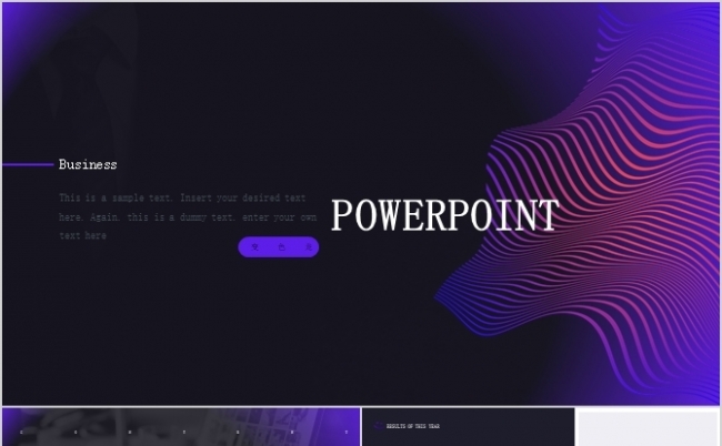 酷炫欧美风公司方案策划PPT模板缩略图