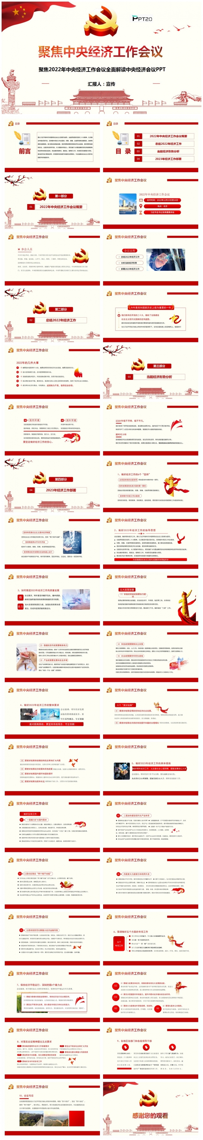 聚焦2022年中央经济工作会议全面解读中央经济会议PPT