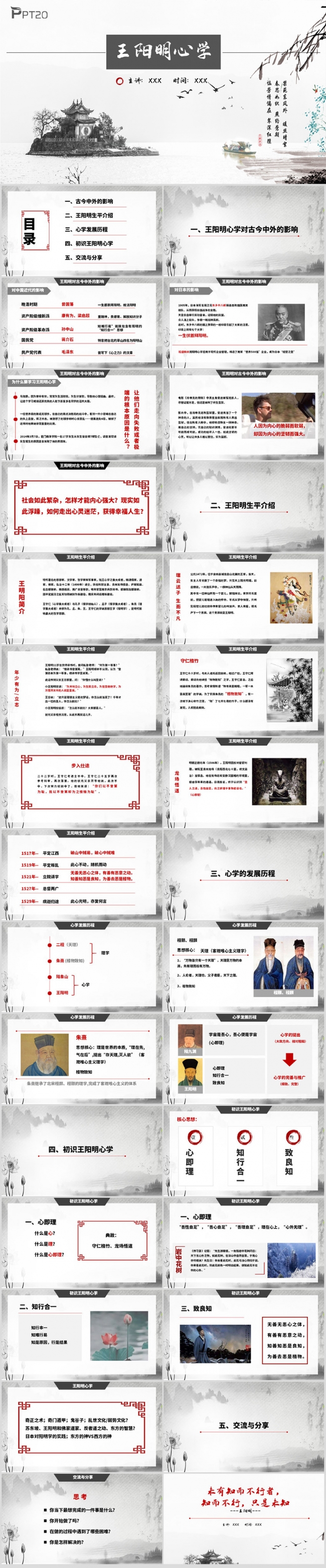王阳明心学PPT