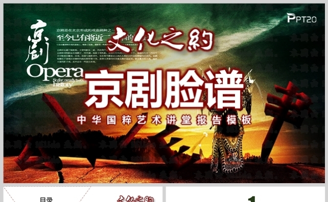 文化之约-中华《京剧脸谱》文化讲堂模板缩略图
