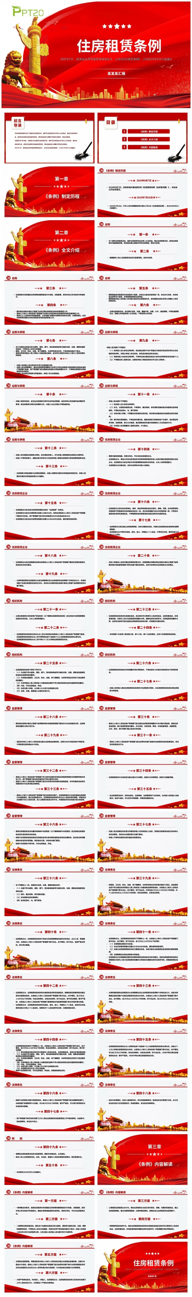 【住房租赁条例】住房租赁条例全面解读PPT课件