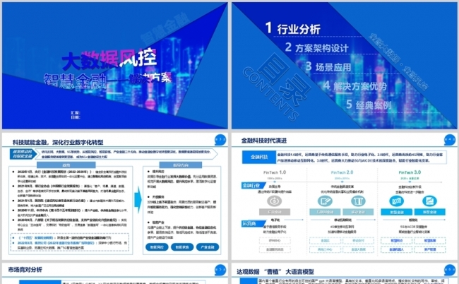 智慧金融-金融大数据风控解决方案缩略图