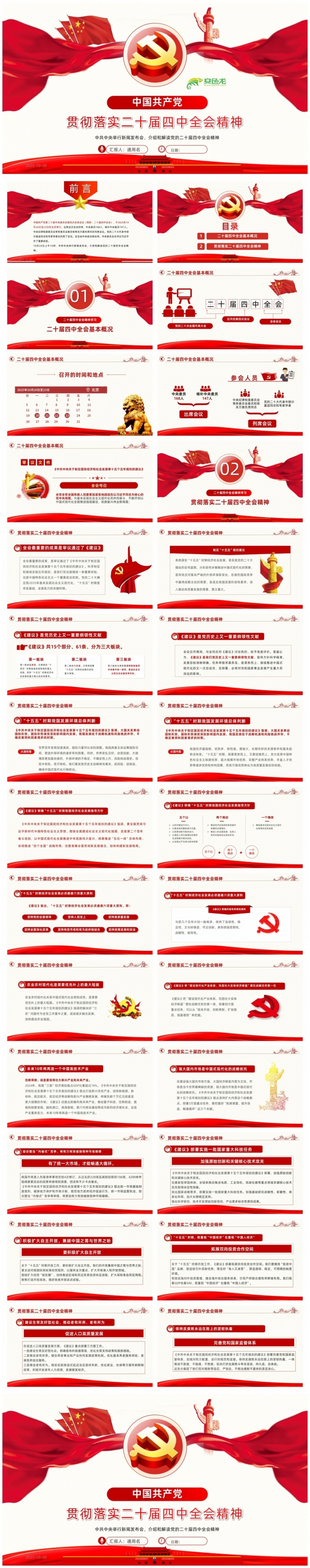 贯彻落实党的二十届四中全会精神PPT课件
