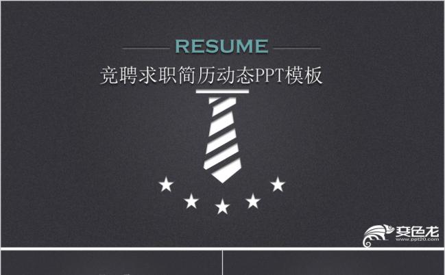 成熟高档大气风格个人简历竞聘求职报告PPT模板缩略图