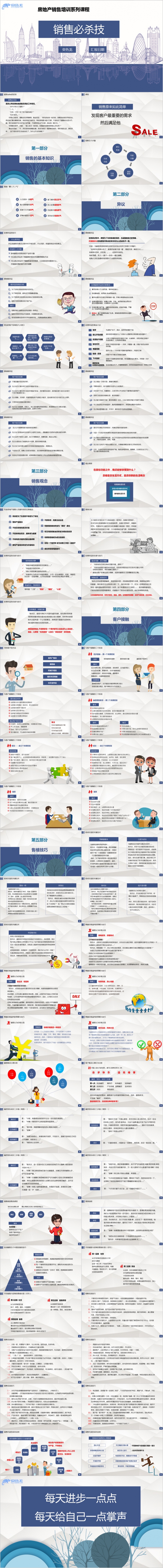 2019销售技巧系列培训PPT模板