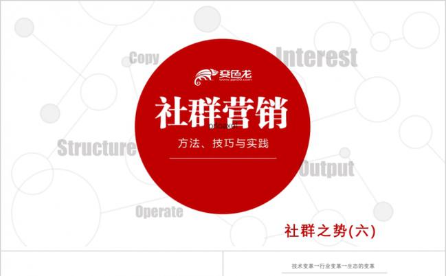 简约商务风社群营销课件讲解完整框架PPT模板缩略图