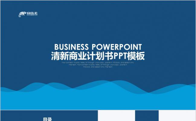 精品清新简约项目评估公司介绍商业计划书PPT模板缩略图