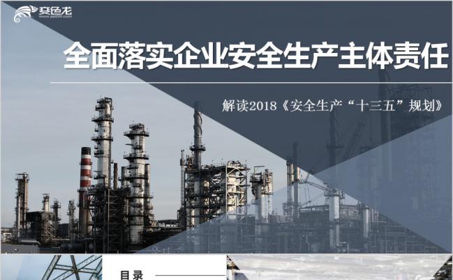 十三五全面落实企业安全生产主体责任全文解读PPT模板缩略图