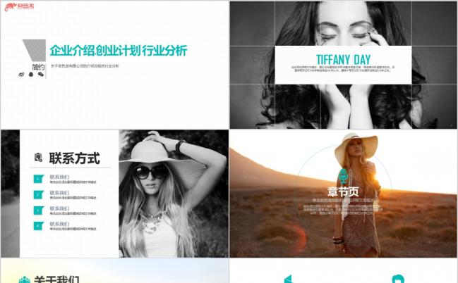 欧美风企业介绍创业计划行业分析通用PPT模板缩略图