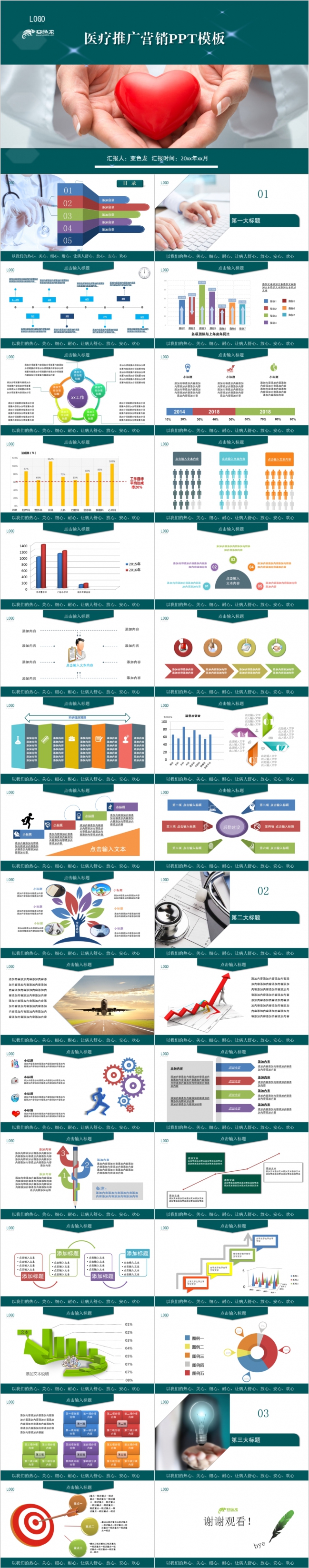 医疗推广营销方案PPT模板