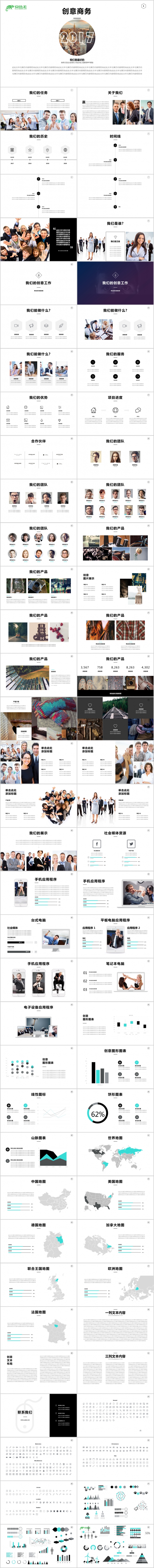 简约创意企业简介产品管理工作总结汇报通用PPT模板