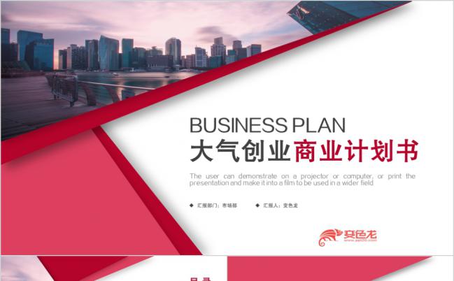 稳重大气商业计划书创业融资项目投资ppt模板缩略图